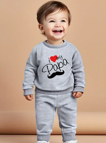 Childrens Fashion Sports Two-piece Set 