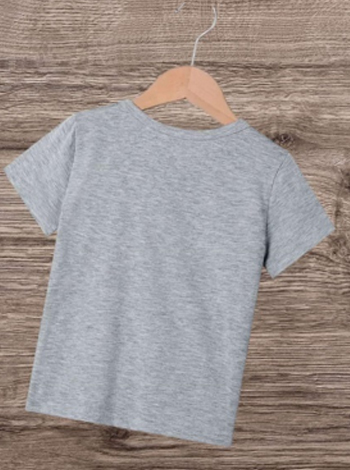 Round Neck Tee Top Casual Soft T-shirt
