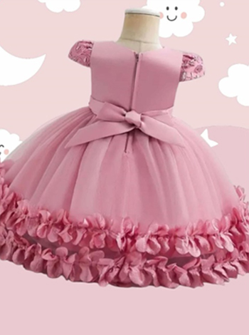 Puffy Skirt Gauze Dress