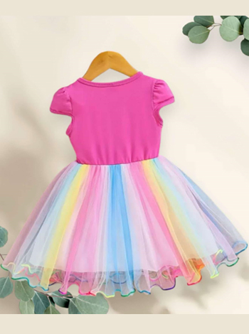 Short Sleeve Tutu Dress